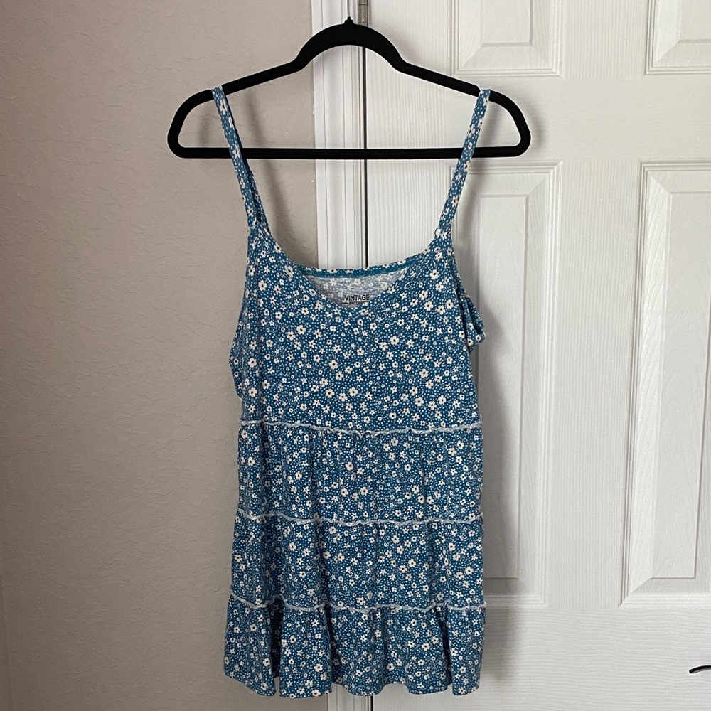 Torrid Blue Floral Camisole Top